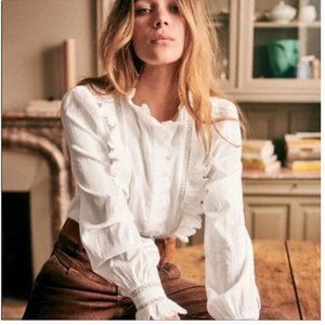 Sezane Blouse Marianella shirt ruffles